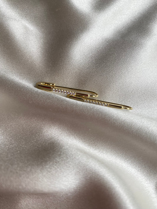 Billie Safety Pin Earrings