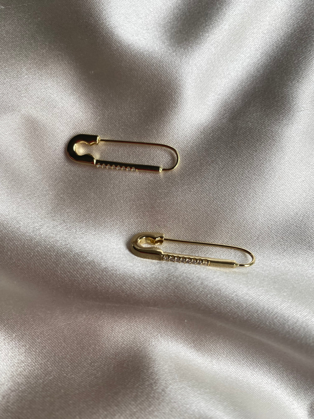 Billie Safety Pin Earrings