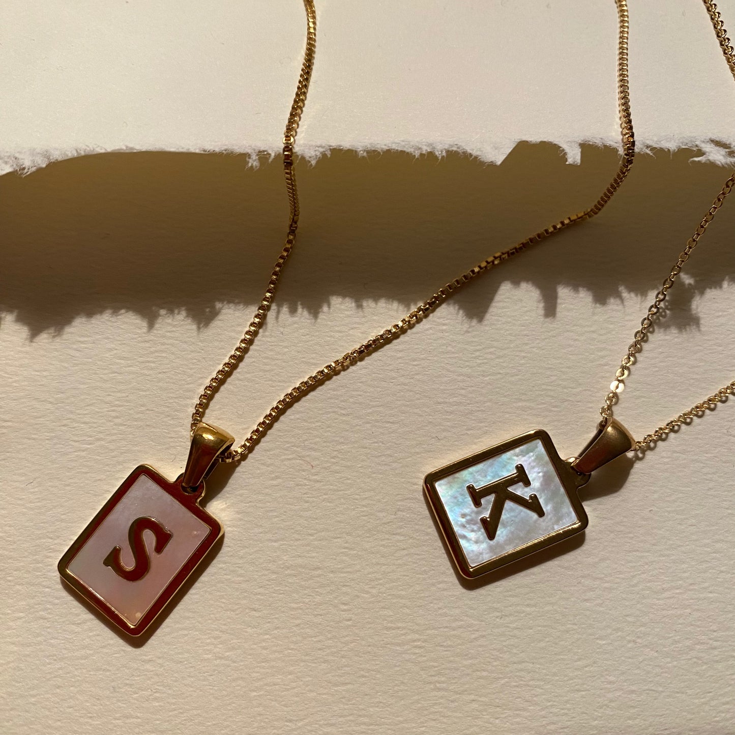 August Initial Freshwater Necklace