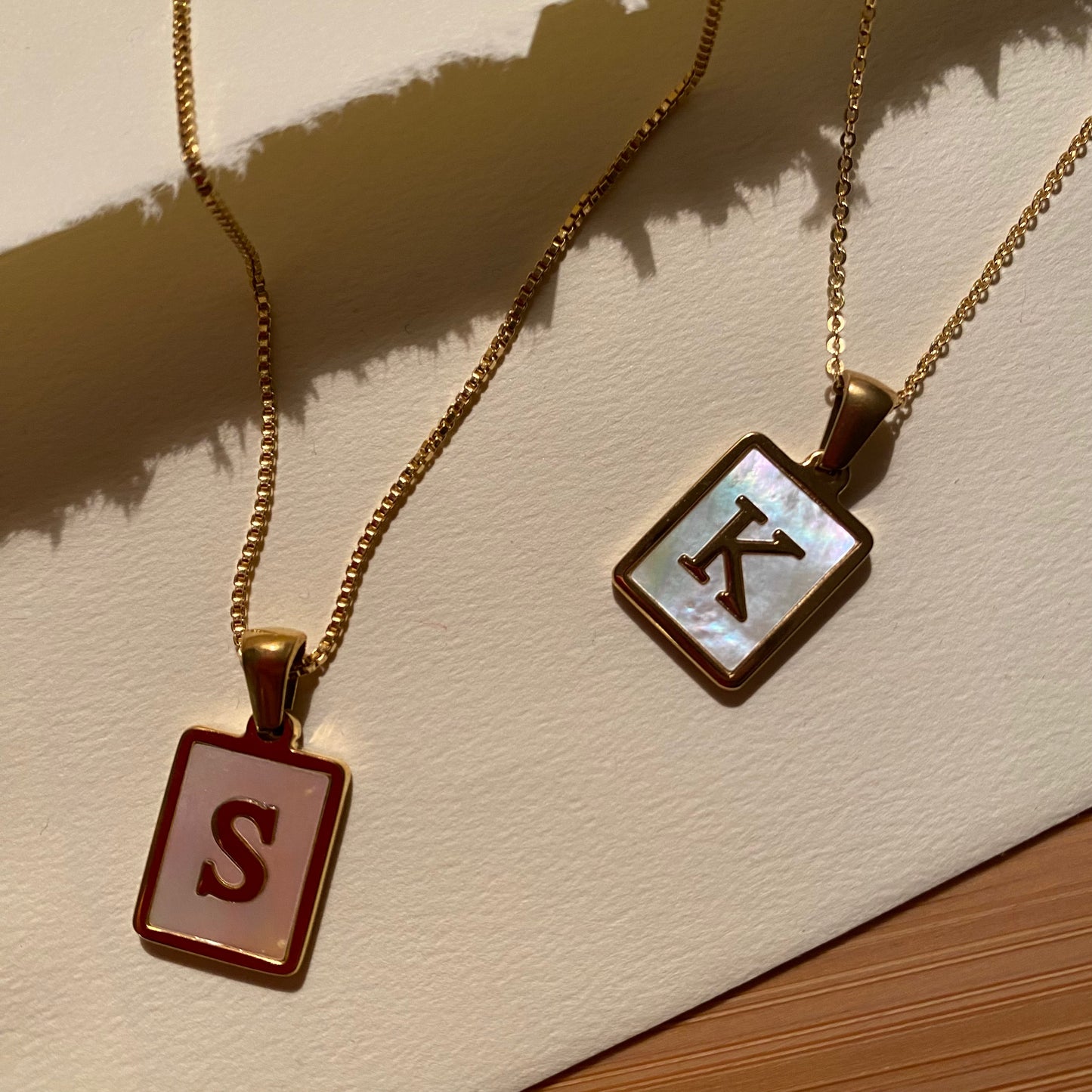 August Initial Freshwater Necklace