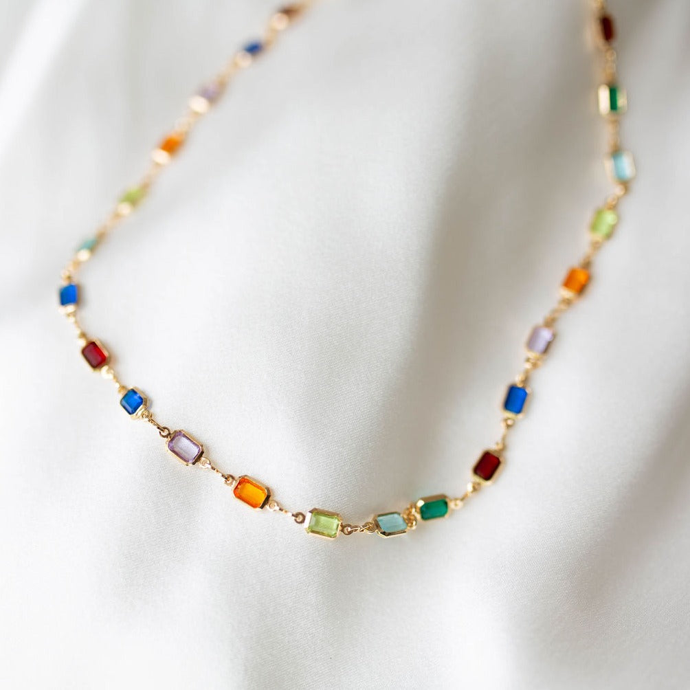 rainbow necklace