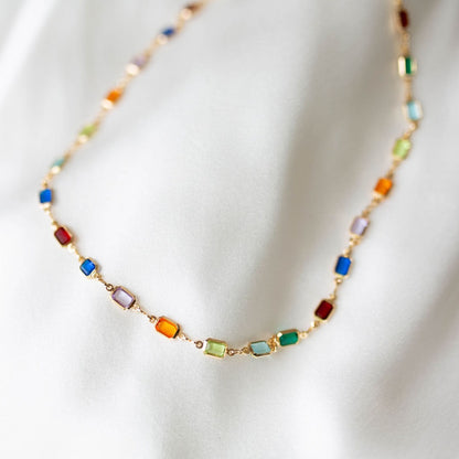 rainbow necklace