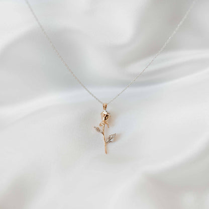 flower pendant necklace