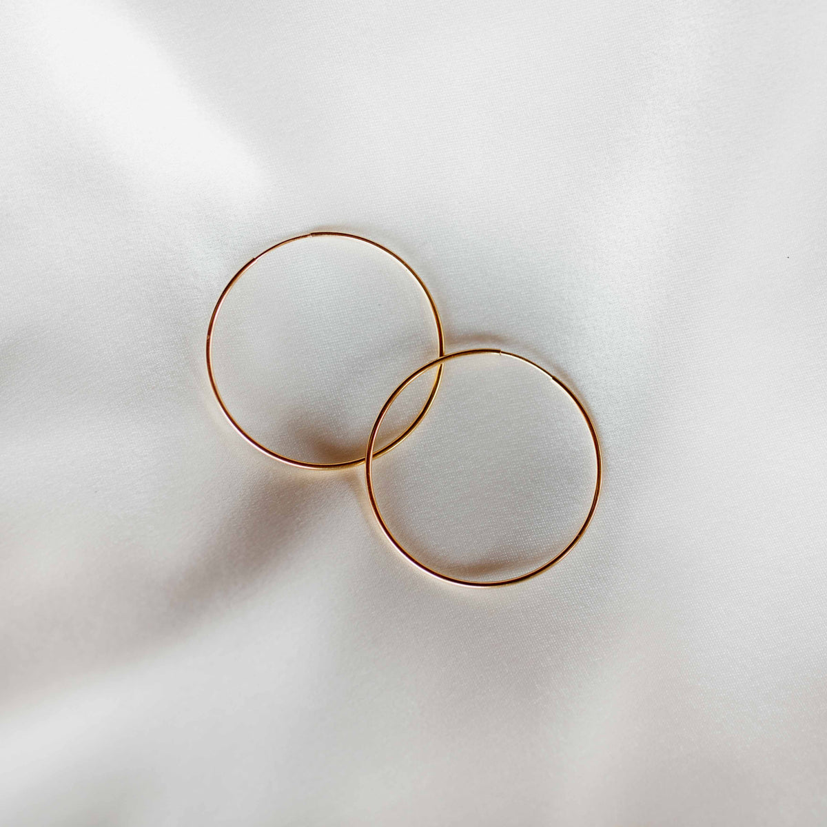 gold hoop earrings