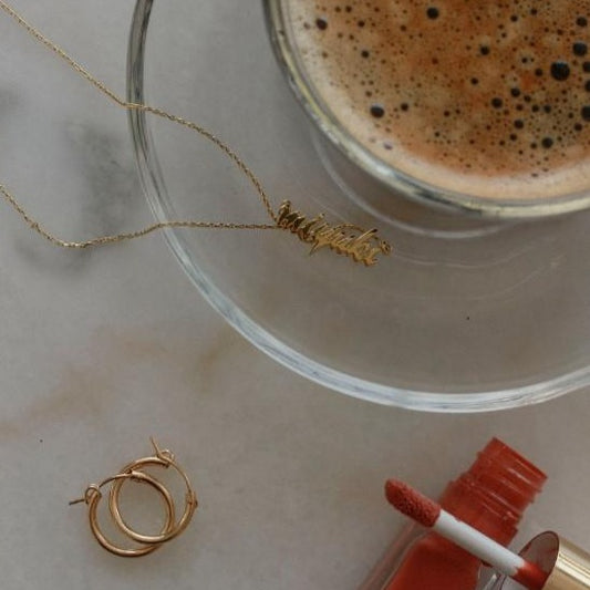 nameplate necklace