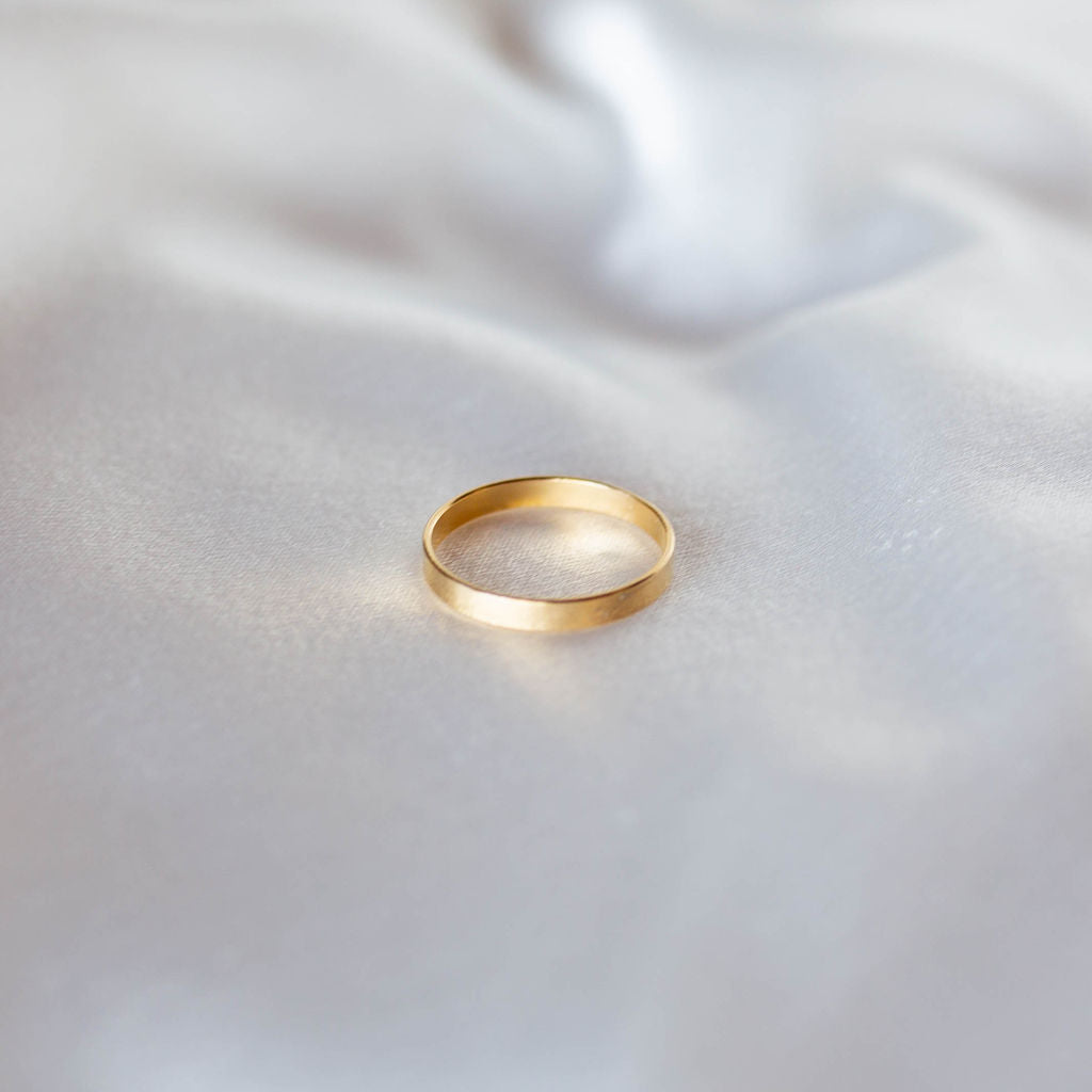 gold stacking ring