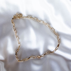 gold link chain necklace