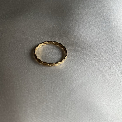 gold stacking ring