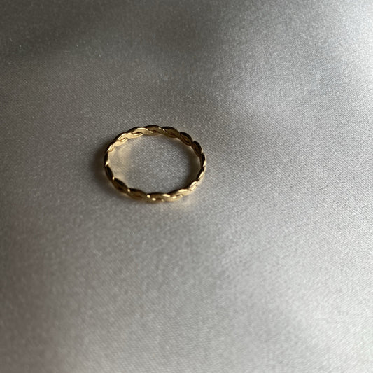 gold stacking ring